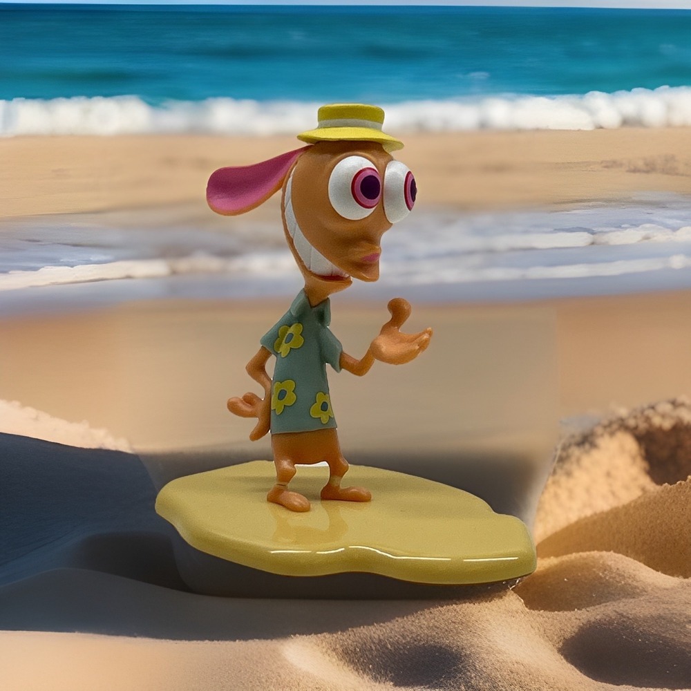 2020‎ Ren And Stimpy Vacation Ren Vinyl Figure VGC
